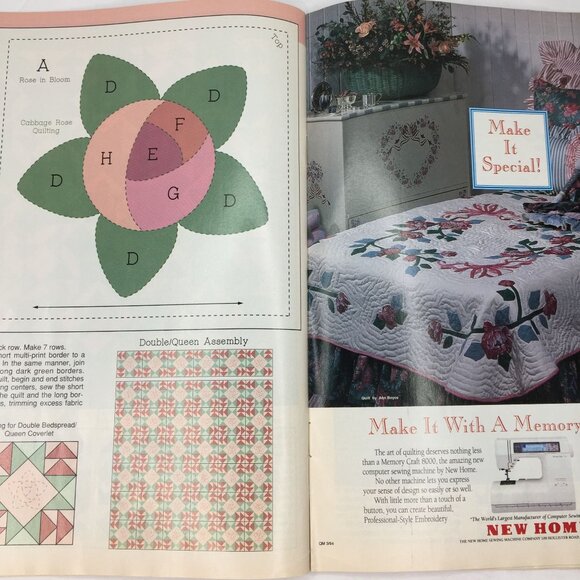 Vintage Quiltmaker Magazine No 36 March/April 1994 Quilt Patterns Designs Ideas - Picture 4 of 10